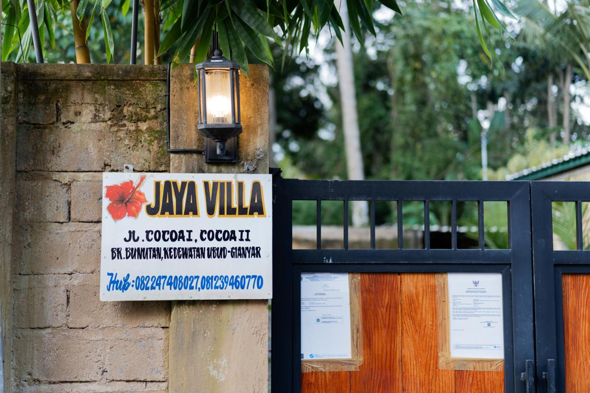 Jaya Villa Ubud Eksteriør billede